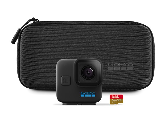 GoPro Action Kamera HERO11 Black Mini Specialty (Sport) Bundle inklusive GRATIS Rolltop All-Weather Backpack