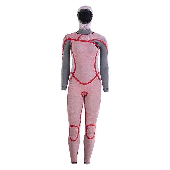 ION Neoprenanzug Amaze Amp 6/5 Hood Front Zip Damen 2025