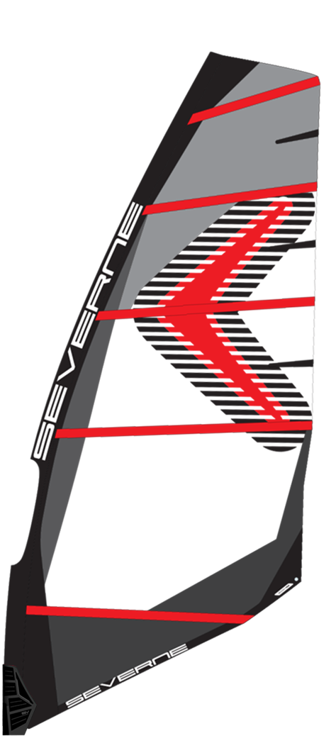 SEVERNE Windsurf Segel FREEK antracite 2024 DEMO