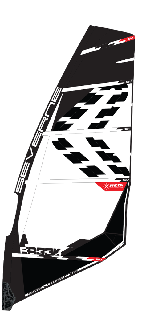 SEVERNE Windsurf Segel FREEK antracite 2024 DEMO