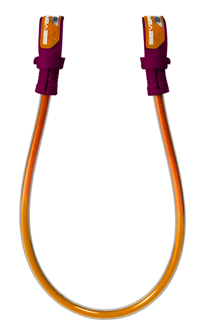 Severne Windsurf Trapeztampen FIXED HARNESS LINES orange-rubine