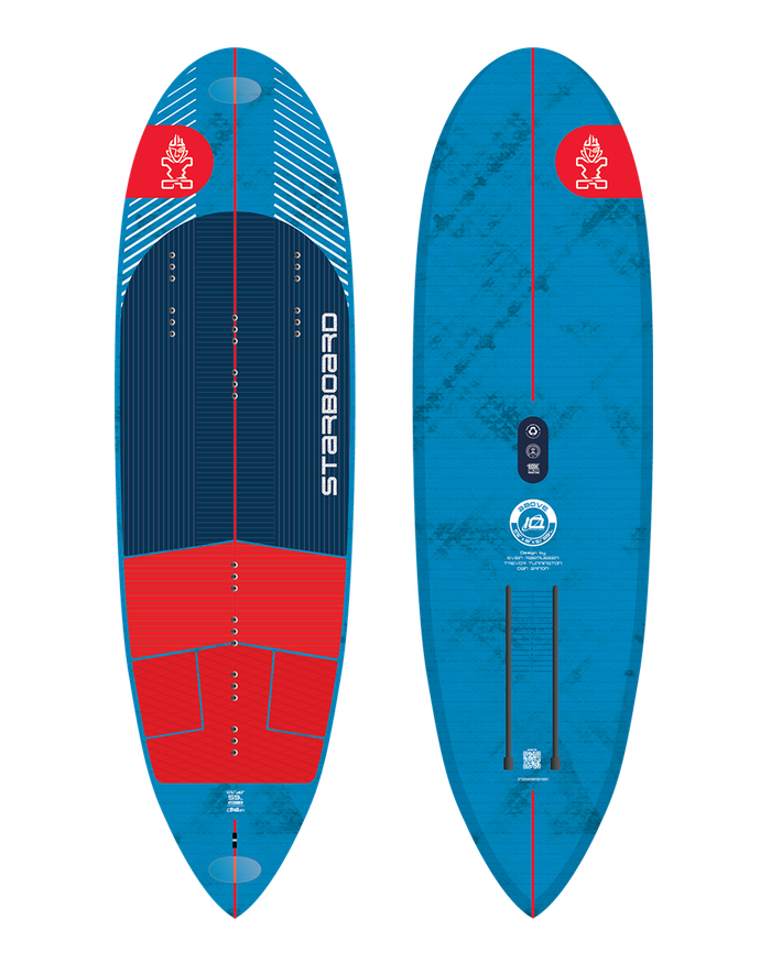 Starboard Foilboard Mid Length ABOVE Blue Carbon 2025