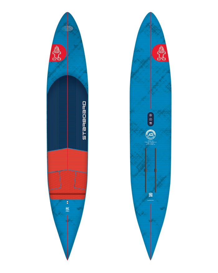 Starboard Foilboard ACE FOIL LIGHTNING WITHOUT FOOTSTRAP Blue Carbon 2025