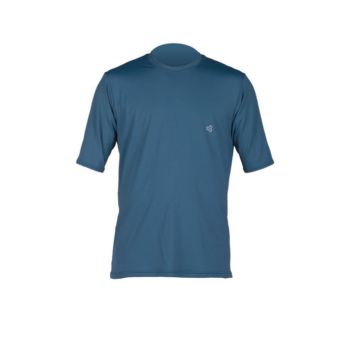 Xcel Gaylen Premium 6OZ Rashguard S/S T-Shirt Fit Kurzarm blau