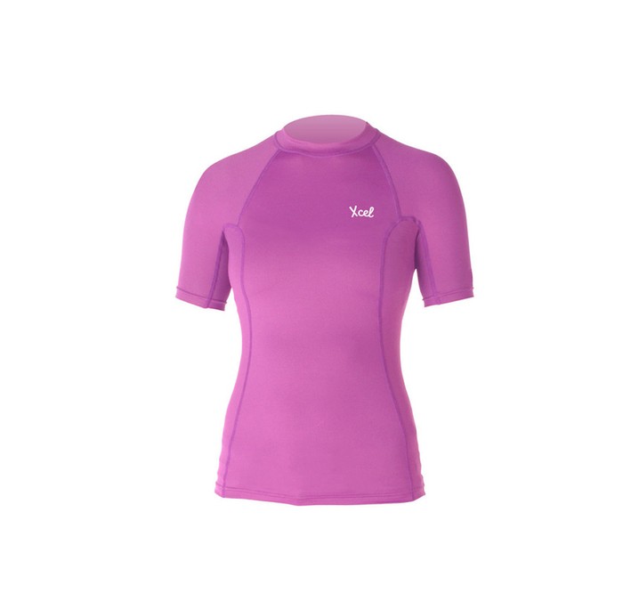 Xcel Marsha Premium 6OZ Rashguard UV-SHIRT S/S Kurzarm Pink