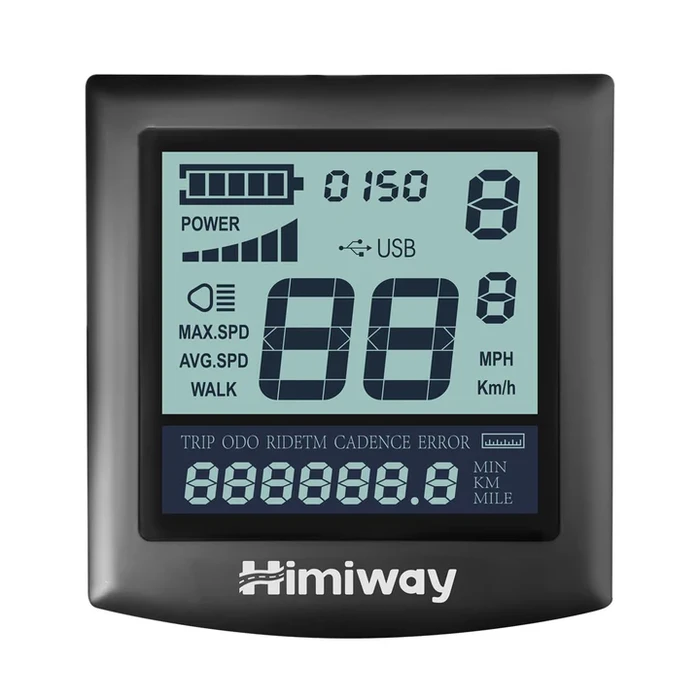 Himiway Display LCD Bildschirm mit USB-Aaufladung für Zebra & Cruiser Model