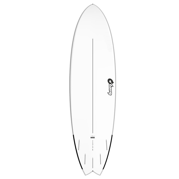Surfboard TORQ Softboard EVA 6.6 Mod Fish Grau