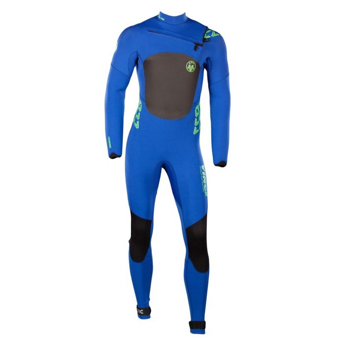 VINC Neoprenanzug V8 Wetsuit 4/3mm Herren Langarm Blue
