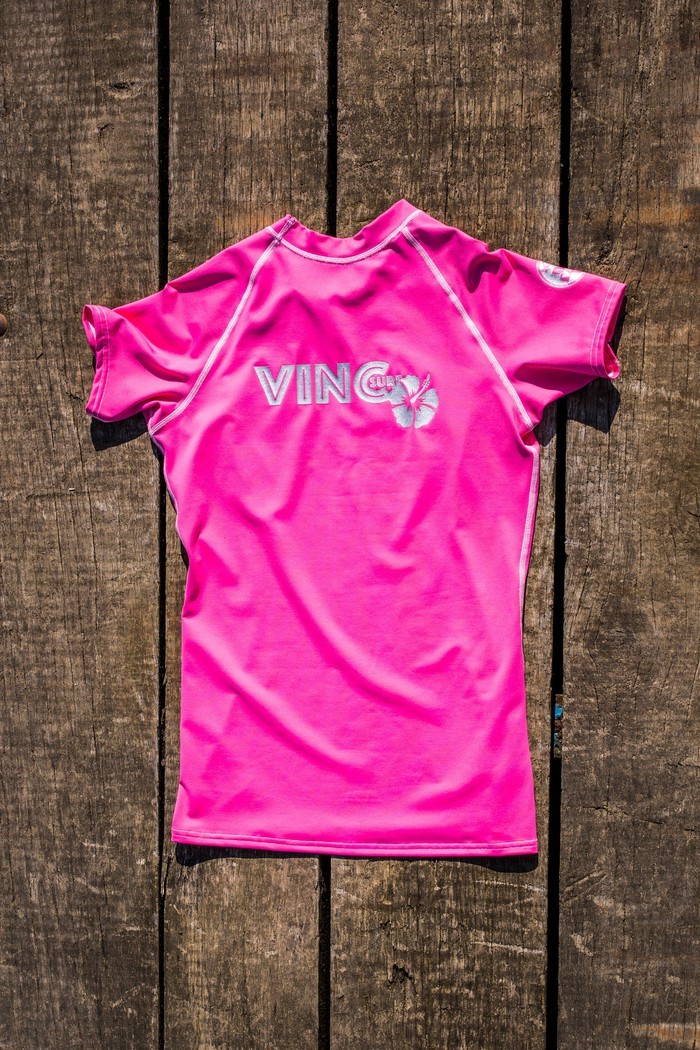 VINC WOMEN RASHGUARD PINK UV-SHIRT