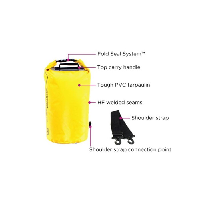 OverBoard wasserdichter Packsack 20 Liter Weiss