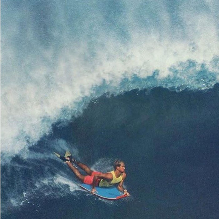 Bodyboard Flossen CHURCHILL Makapuu XL Blau Gelb