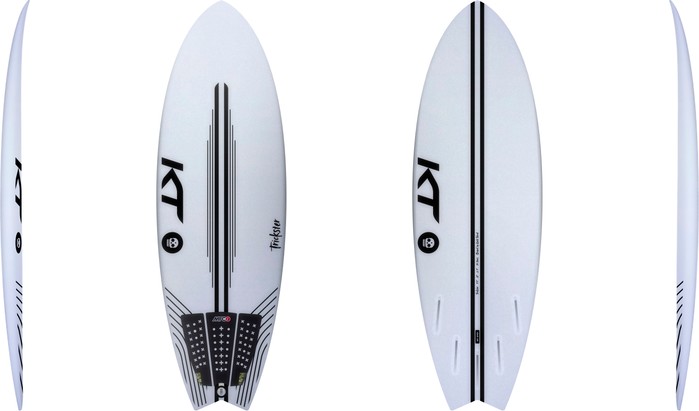 KT Kiteboard Trickster EPX - Swallow Thruster/Quad