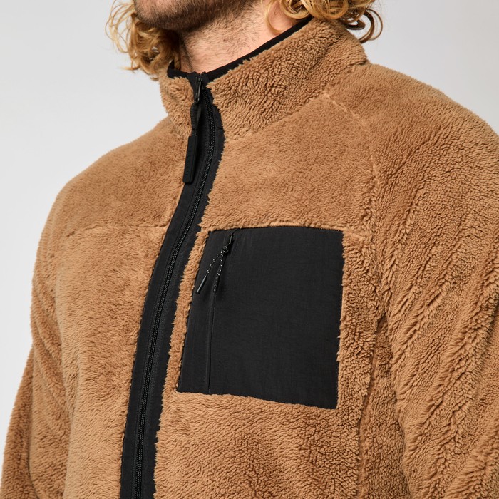 Mystic DTS Teddy Zip Thru Fleecejacke