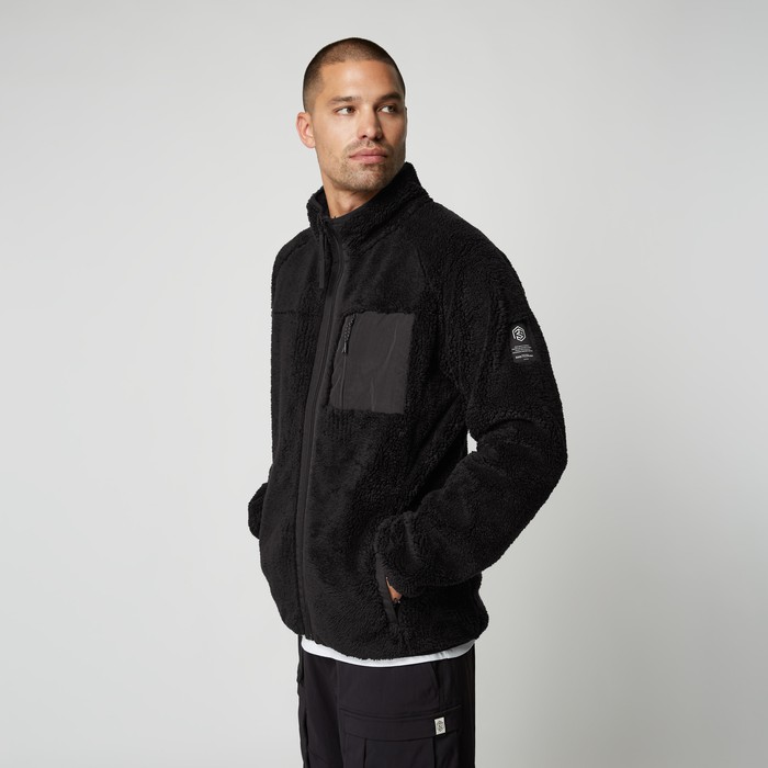 Mystic DTS Teddy Zip Thru Fleecejacke