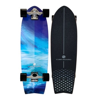 Curfboard Surfskate FISH PRO Ocean Love
