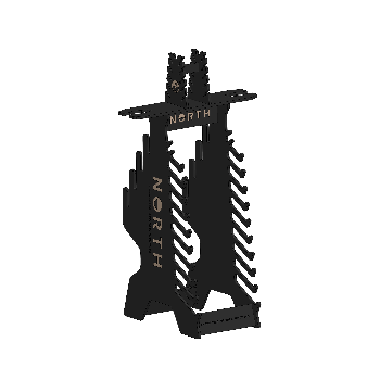 North Sonar Foil Display Stand Large