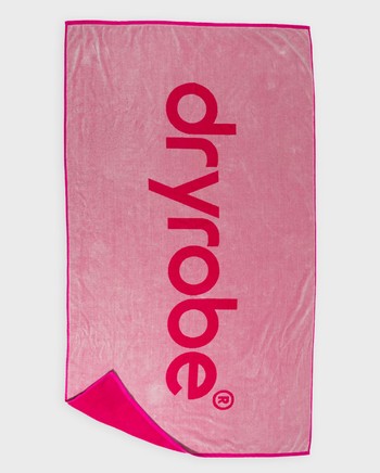 DRYROBE Strand Handtuch Pink