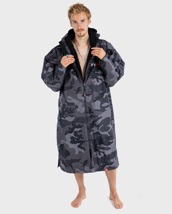 DRYROBE Advance Long Sleeve Schwarz Camo