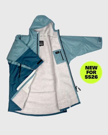 DRYROBE Advance Long Sleeve KIDS Blau Grau