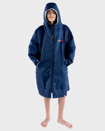 DRYROBE Advance Long Sleeve KIDS Navy Grau