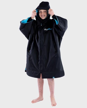 DRYROBE Advance Short Sleeve KIDS Schwarz