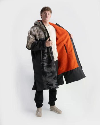 DRYROBE Nexus Long Sleeve Dual Camo Orange