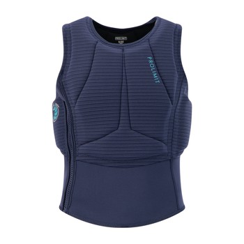 PROLIMIT Womens Flare Vest Half Padded Side Zip Navy/Turquise 2024 PROLIMIT Womens Flare Vest Half Padded Side Zip Navy/Turquise 2024