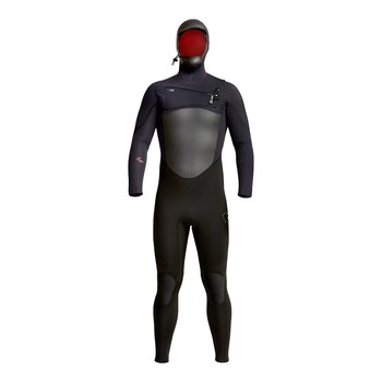 XCEL Neoprenanzug Men Infiniti Hooded X2 6/5 Herren Langarm Black Winterneoprenanzug 2025