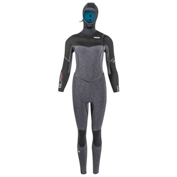 PROLIMIT Neoprenanzug Oxygen TR Steamer Hooded 6/4 DL FTM Black/Wine Damen Langarm 2024