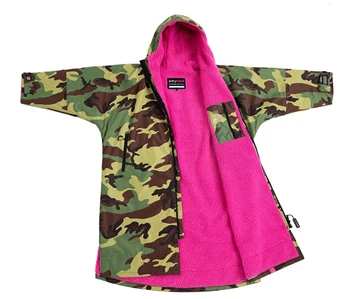 dryrobe Advance Long Sleeve Poncho Camo / Pink
