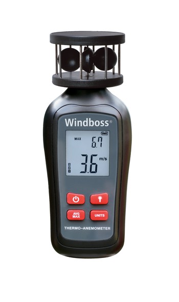 Windboss 2 Windmesser Anemometer Thermo