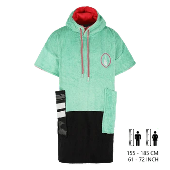 Wave Hawaii Bambus Poncho Dos - Größe S
