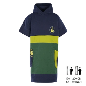 Wave Hawaii Baumwolle Waffle Piquee Travel Poncho Pampatar 