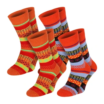 Surfsoxx Thermo Socken Wool Fashion 4 Paar Socken Damen Herren Warm Weichbund