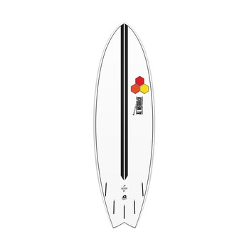 Surfboard CHANNEL ISLANDS X-lite PodMod 5.10 Weiss Surfboard CHANNEL ISLANDS X-lite PodMod 5.10 Weiss