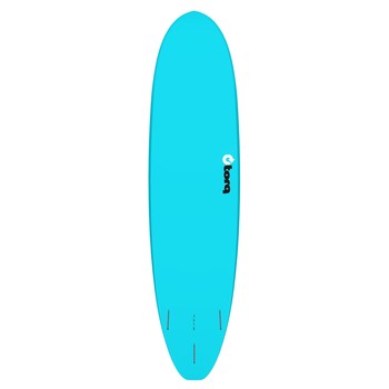 Surfboard TORQ Epoxy TET 7.4 V+ Funboard Blau Pinl Surfboard TORQ Epoxy TET 7.4 V+ Funboard Blau Pinl