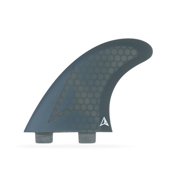 ROAM Thruster Fin Set Allround Med two tab Smoke