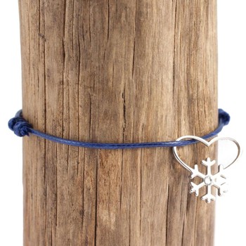 Silver+Surf Silber Schmuck Schneeflocke Kristall
