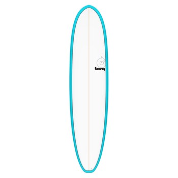 Surfboard TORQ Epoxy TET 8.2 V+ Funboard Blau Pinl Surfboard TORQ Epoxy TET 8.2 V+ Funboard Blau Pinl